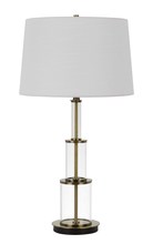 CAL Lighting BO-2853TB - Brest 150W 3 Way Glass Table Lamp