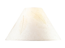 CAL Lighting SH-1025 - Hardback Round Paper Shade W/Leaf