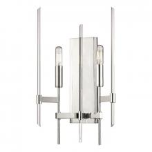 Hudson Valley 9902-PN - 2 LIGHT WALL SCONCE