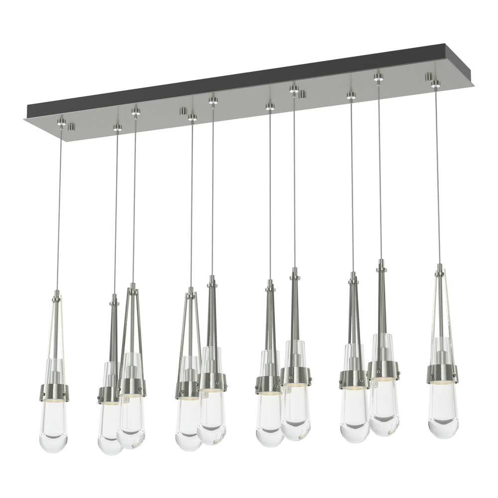 Link 10-Light Clear Glass Pendant