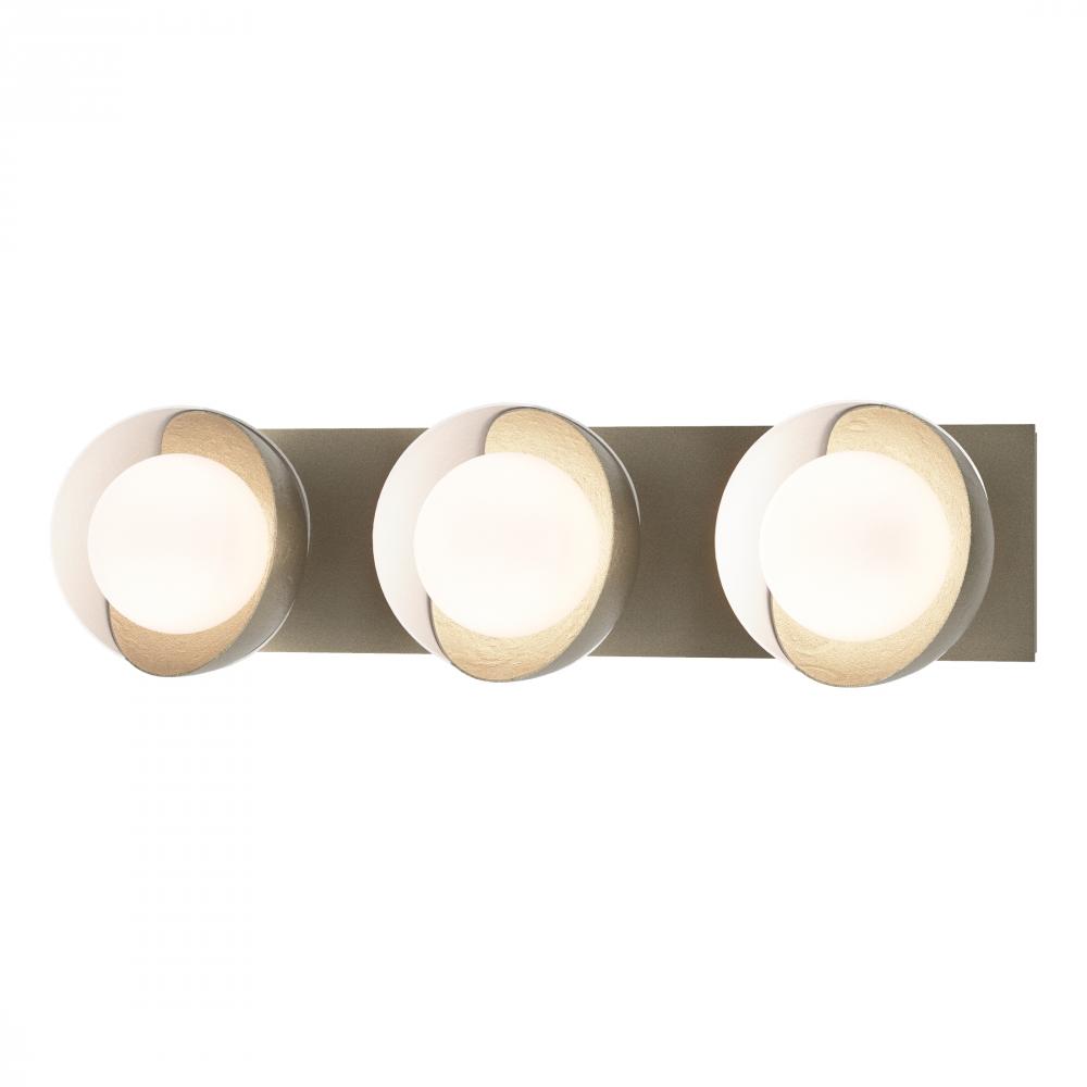 Brooklyn 3-Light Straight Double Shade Bath Sconce