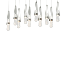 Hubbardton Forge 131200-SKT-LONG-85-YG0434 - Link 10-Light Blown Glass Pendant