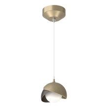 Hubbardton Forge 161183-SKT-STND-84-14-GG0711 - Brooklyn Double Shade Low Voltage Mini Pendant