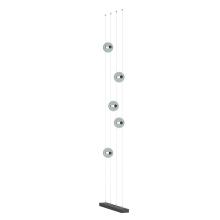 Hubbardton Forge 289520-LED-STND-10-YL0668 - Abacus 5-Light Floor to Ceiling Plug-In LED Lamp