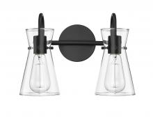 Millennium 21002-MB - Camellia 2-Light Vanity Matte Black