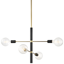 Mitzi by Hudson Valley Lighting H178804-AGB/BK - Astrid Chandelier