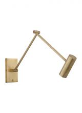 Visual Comfort & Co. Modern Collection SLTS14630NB - The Ponte Medium 15-inch Damp Rated 1-Light Integrated Dimmable LED Task Wall Sconce