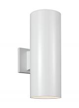 Visual Comfort & Co. Studio Collection 8313802-15 - Outdoor Cylinders Small Two Light Outdoor Wall Lantern