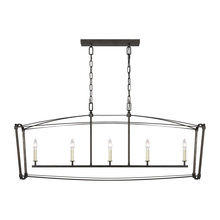 Visual Comfort & Co. Studio Collection F3326/5SMS - Linear Chandelier