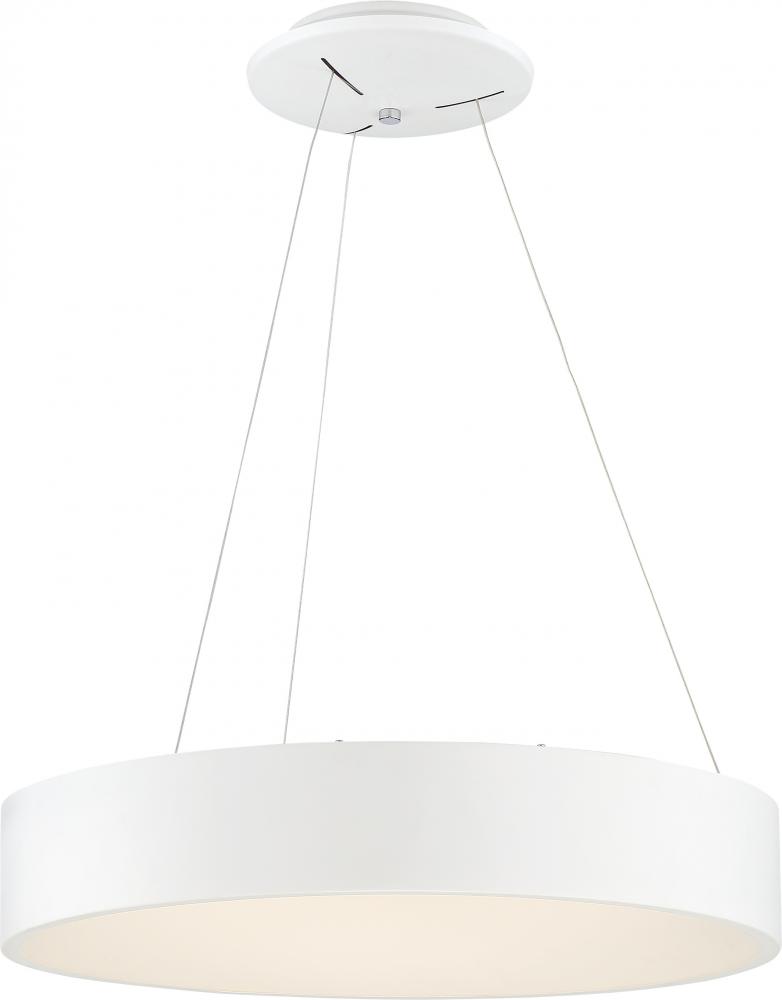 Orbit - LED 18" Pendant - White Finish
