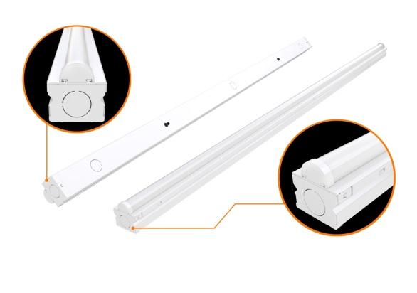 LED 4 ft.- Connectable Strip - 36W - 4000K - White Finish - 120V