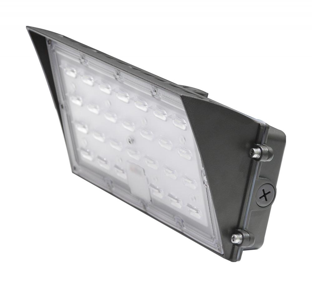 80 Watt Semi Cutoff LED Wall Pack; CCT Selectable; 9600-10K Lumens; DLC Premium