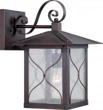 Nuvo 60/5613 - Vega -1 Light - 11" Wall Lantern with Clear Seed Glass - Classic Bronze Finish