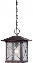 Nuvo 60/5614 - Vega -1 Light - Hanging Lantern with Clear Seed Glass - Classic Bronze Finish