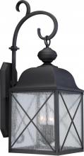 Nuvo 60/5623 - Wingate - 3 Light - 30'' Wall Lantern with Clear Seed Glass - Textured Black Finish