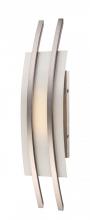 Nuvo 62/102 - Trax - LED Wall Sconce with Frosted Glass - Brushed Nickel Finish