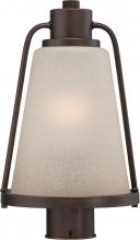 Nuvo 62/684 - Tolland - LED Outdoor Post with Champagne Linen Glass