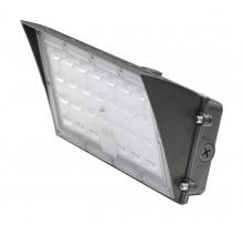 Nuvo 65/675 - 60 Watt Semi Cutoff LED Wall Pack; CCT Selectable; 7200-7500 Lumens; DLC Premium