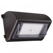 Nuvo 65/762 - Emergency LED Cutoff Wall Pack; CCT Selectable 3K/4K/5K; Wattage Adjustable; Bypassable Photocell;
