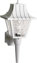 Nuvo SF77/853 - 1 Light - 18" Mansard Lantern withTextured Acrylic Panels - White Finish