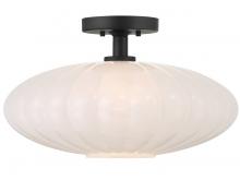 Savoy House Meridian M60075MBK - 1-Light Ceiling Light in Matte Black