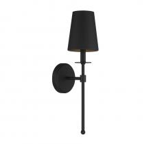 Savoy House Meridian M90084MBK - 1-Light Wall Sconce in Matte Black