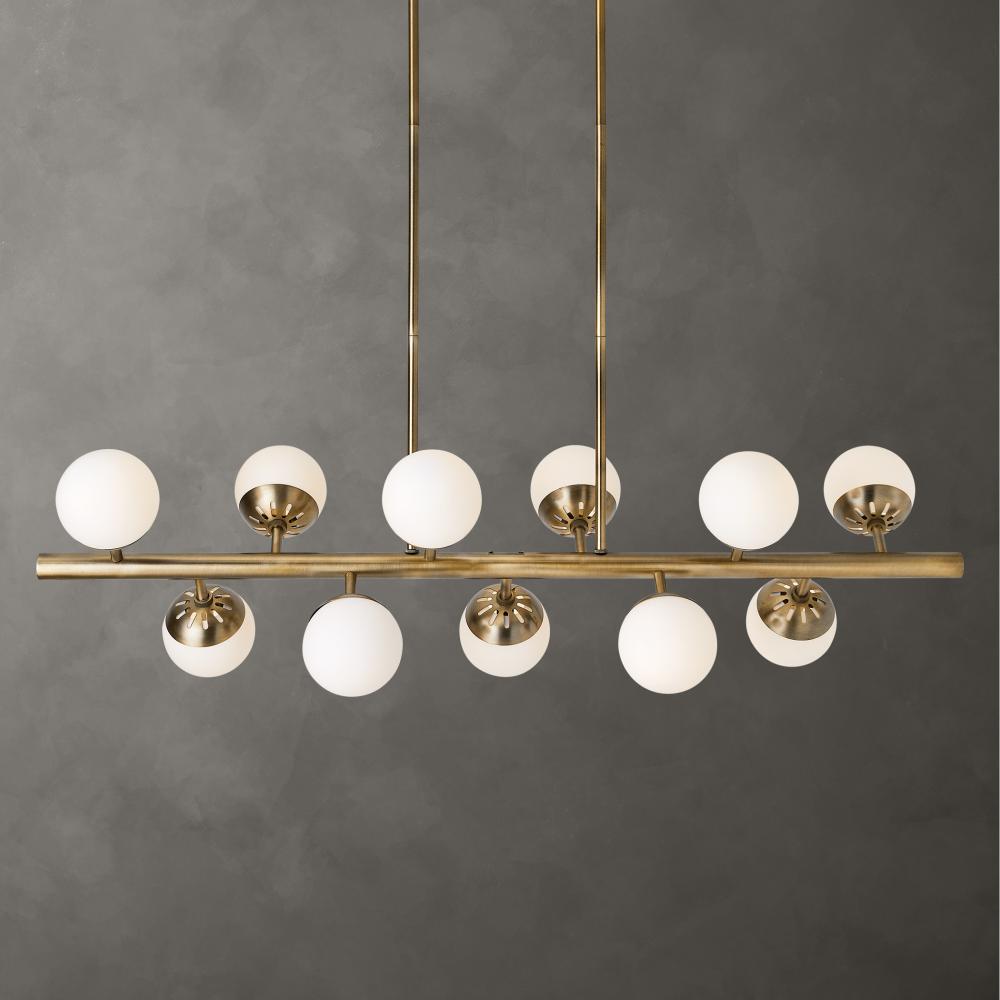 Droplet 11 Light Linear Chandelier