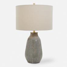 Uttermost 28484-1 - Uttermost Monacan Gray Textured Table Lamp