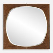  09973 - Uttermost Garonne Square Walnut Mirror