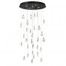 ET2 E11070-122BKPG - Pebble-Multi-Tier Chandelier