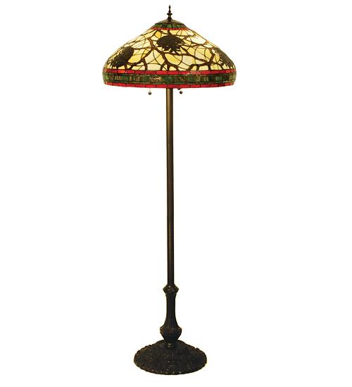 61" High Pinecone Floor Lamp