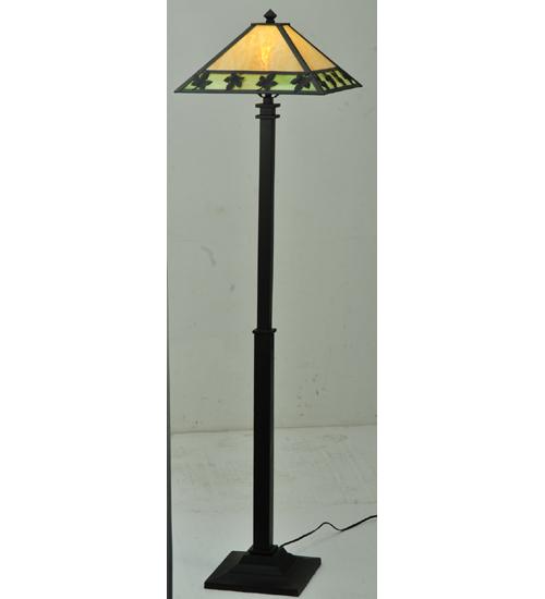 65"H Maple Leaf Floor Lamp