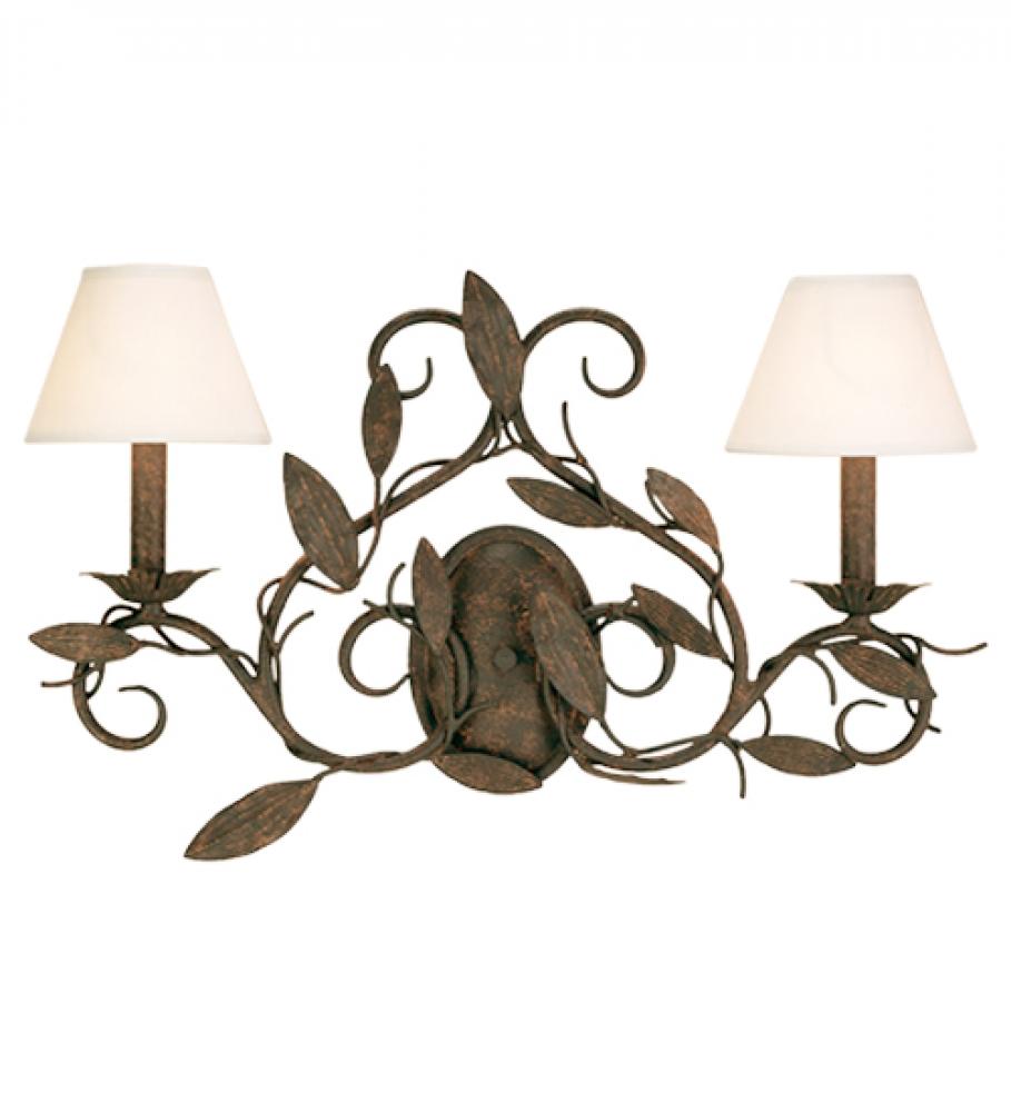 21" Wide Branches 2 Light Wall Sconce