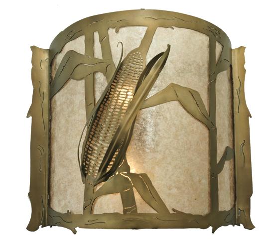 18" Wide Corn Wall Sconce
