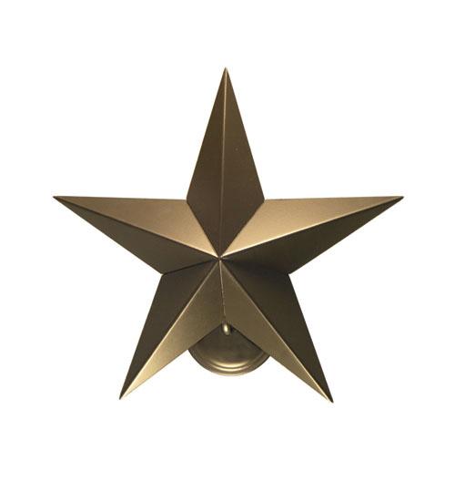 15" Wide Texas Star Wall Sconce