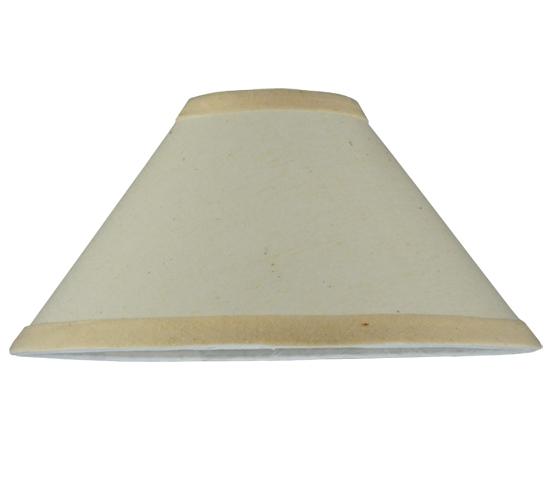 8"W X 4"H Natural Linen Tapered Shade