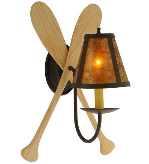 12"W Paddle Wall Sconce