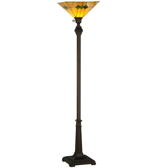 62" High Martini Mission Torchiere