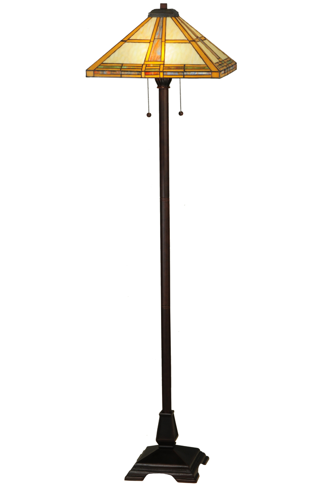 62"H Prairie Straw Floor Lamp