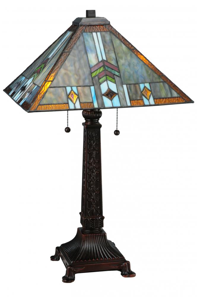 26"H Prairie Wheat Sunshower Table Lamp