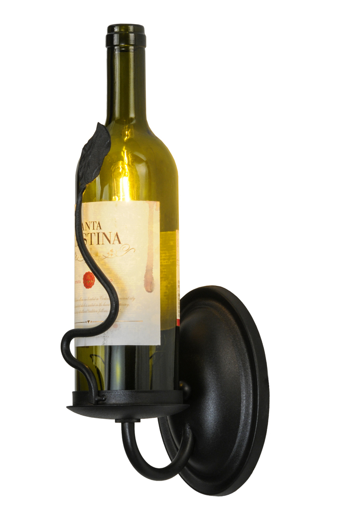 4"W Tuscan Vineyard Personalized Wine Bottle Wall Sconce