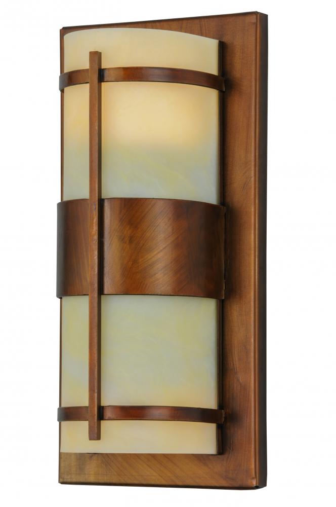 6" Wide Manitowac Wall Sconce