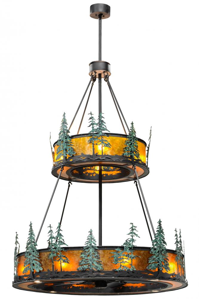 55" Wide Tall Pines Two Tier Chandel-Air