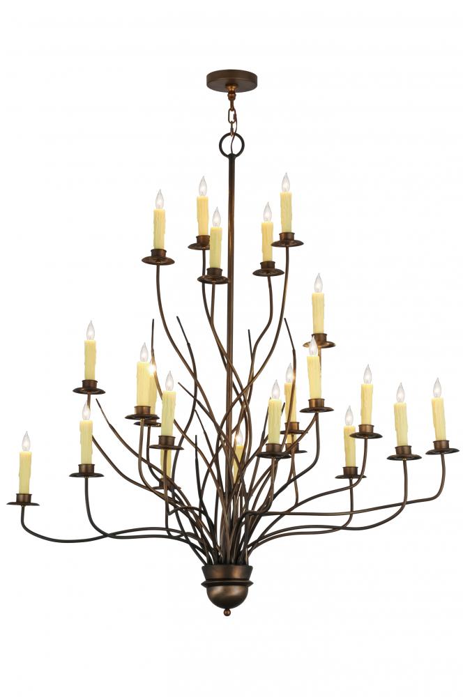 54"W Sycamore 22 LT Chandelier