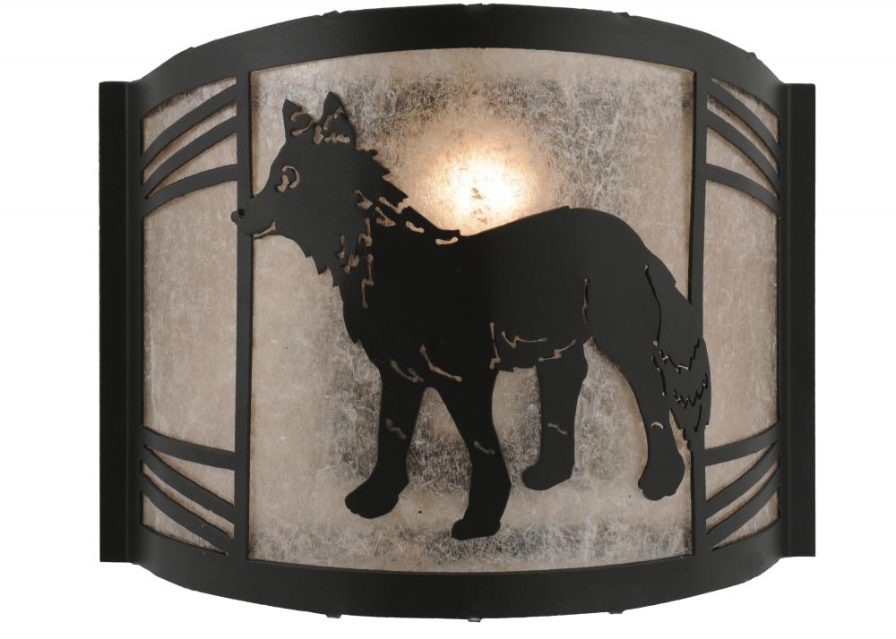 12"W Fox on the Loose Left Wall Sconce