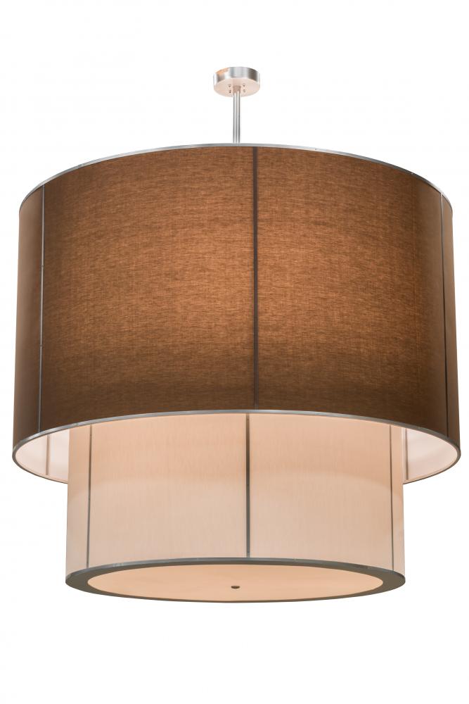 72"W Cilindro 2 Tier Textrene Pendant