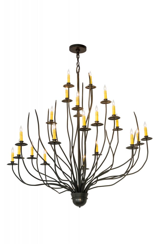 54"W Sycamore 22 LT Chandelier