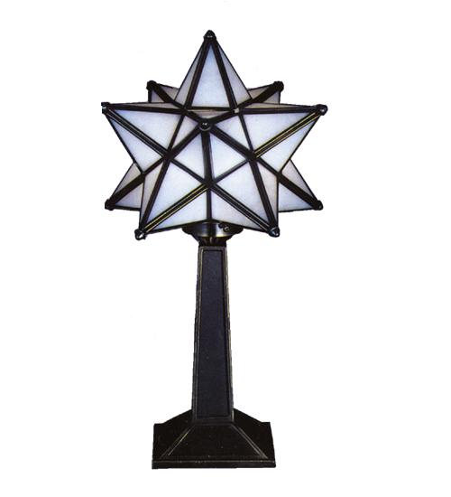 17" High Moravian Star Accent Lamp