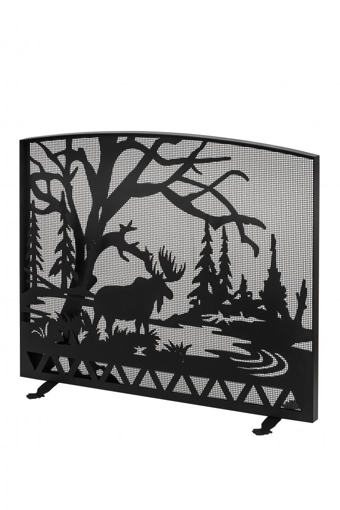 47"W X 39"H Moose Creek Arched Fireplace Screen