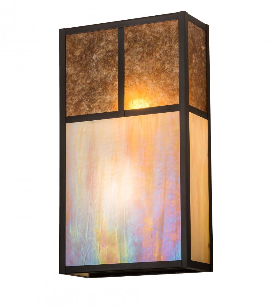 10"Wide Hyde Park "T" Mission Wall Sconce